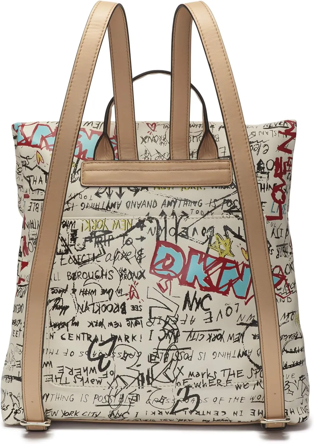 DKNY Tilly Backpack, White/Gray