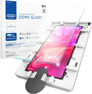 DOME GLASS Whitestone for Samsung Galaxy S25 Ultra [Perfect Full Coverage] Tempered Glass Screen Protector with a technical patent [2Pack]