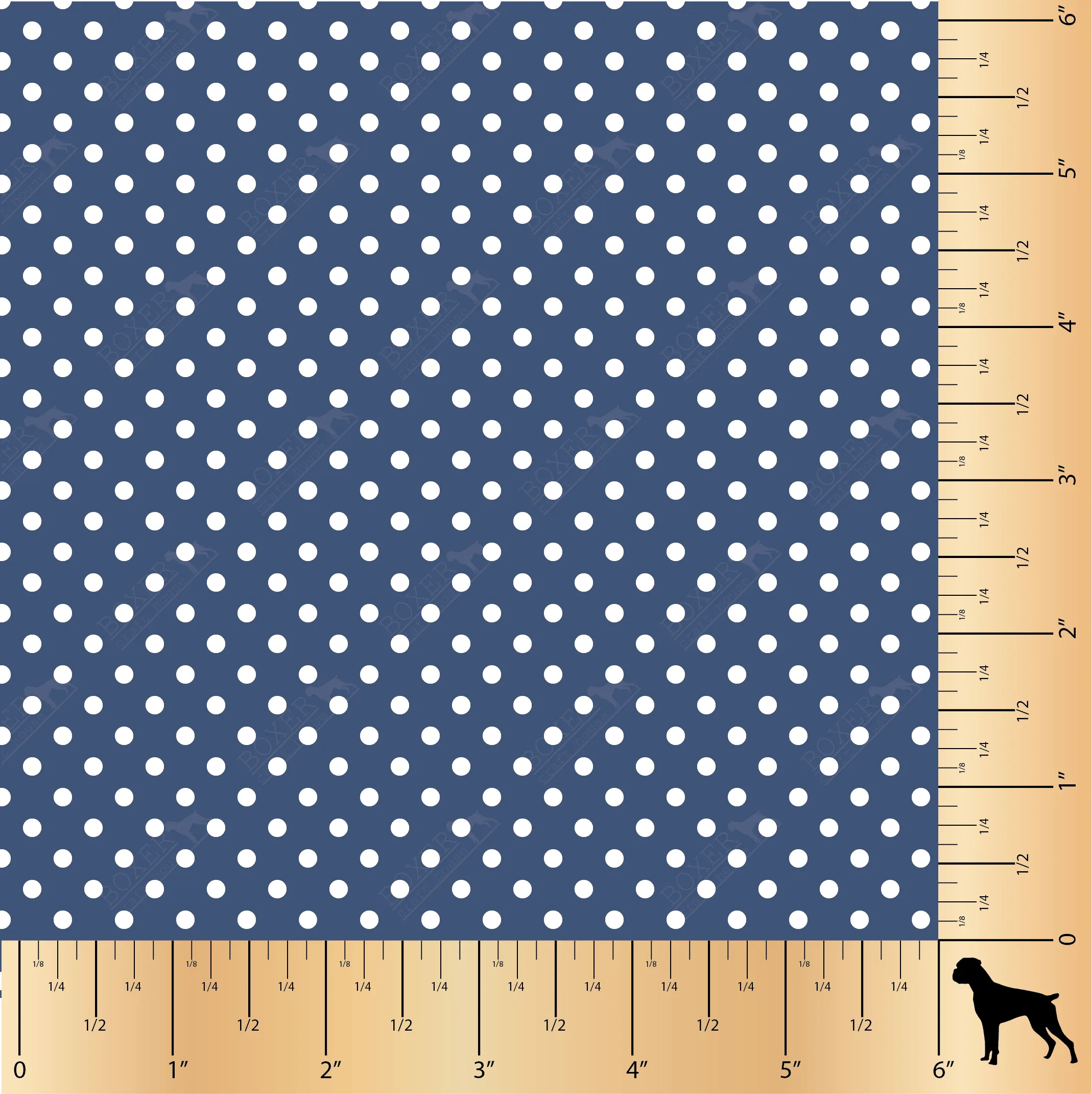 Dots 1/8" - True Navy