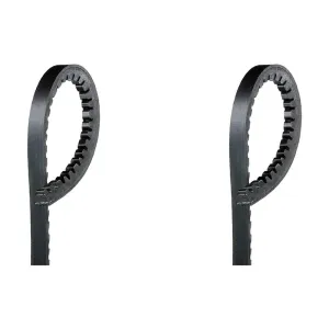 Drive Belt - Serpentine Drive Belt Water Pump,Alternator and Power Steering Accessory Drive Belt 2PC Compatible with Merkur XR4Ti 1985 1986 1987 1988 1989 Replaces 0136571