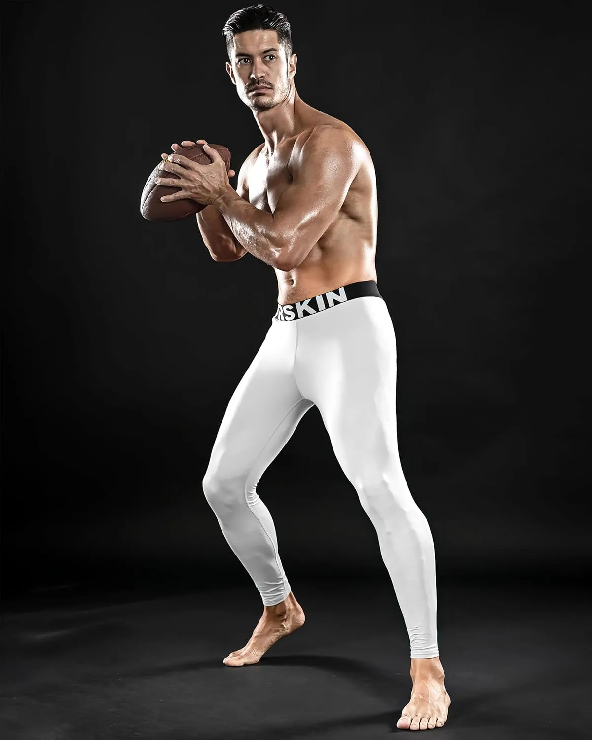 DRSKIN 5, 4, 3 or 1 Pack Men’s Compression Pants Tights Leggings Sports Baselayer Running Athletic Workout Active