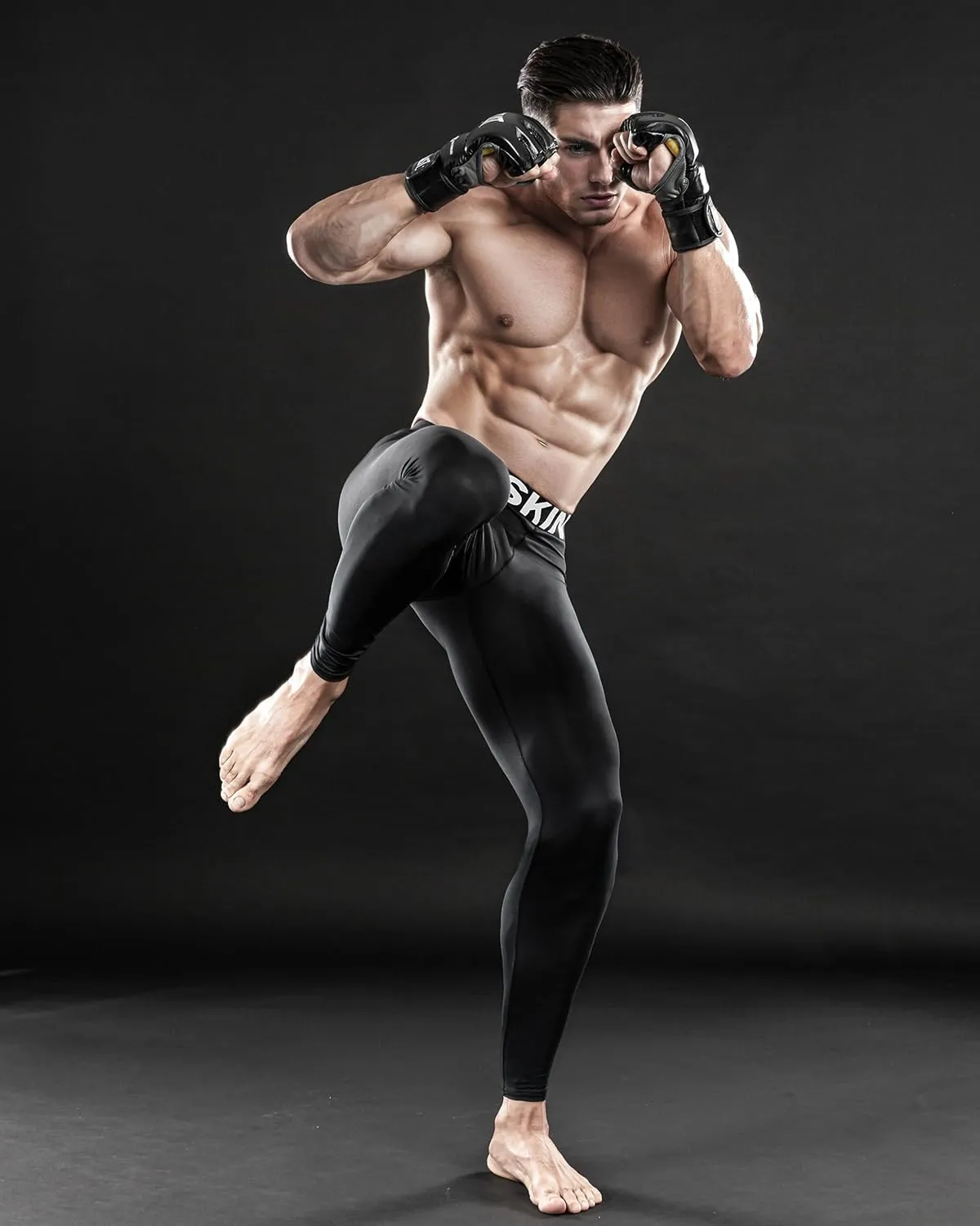 DRSKIN 5, 4, 3 or 1 Pack Men’s Compression Pants Tights Leggings Sports Baselayer Running Athletic Workout Active