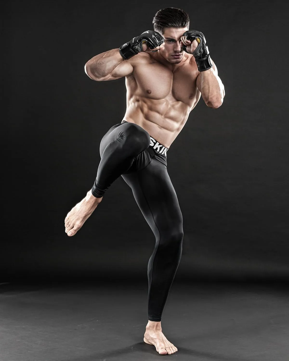 DRSKIN 5, 4, 3 or 1 Pack Men’s Compression Pants Tights Leggings Sports Baselayer Running Athletic Workout Active