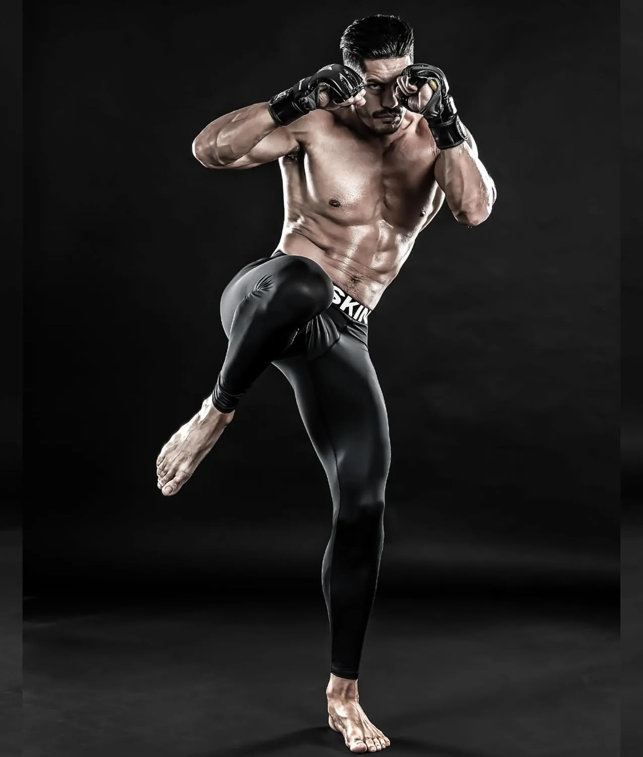 DRSKIN 5, 4, 3 or 1 Pack Men’s Compression Pants Tights Leggings Sports Baselayer Running Athletic Workout Active