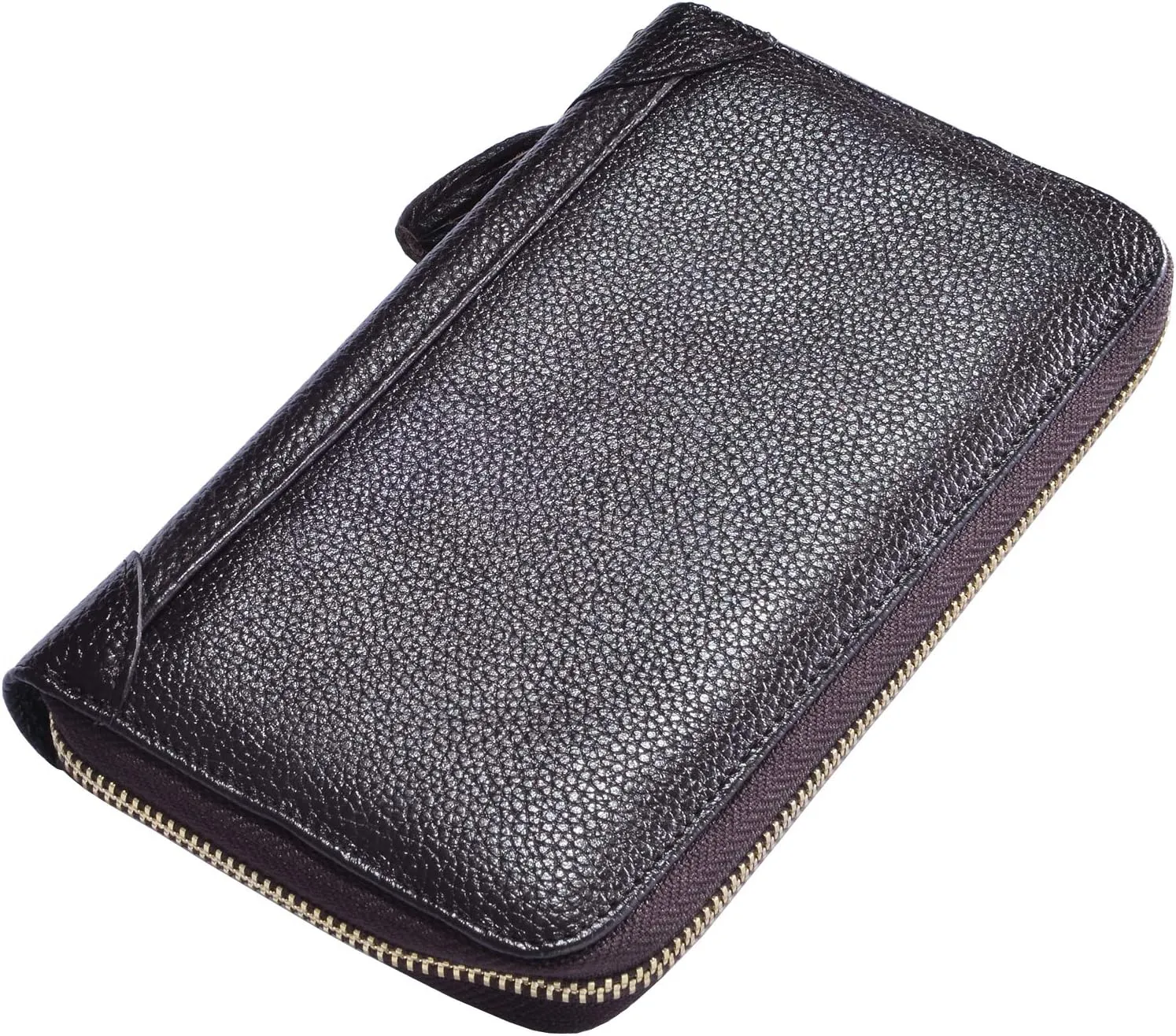 Easyoulife Credit Card Holder Wallet Womens Zipper Leather Case Purse RFID Blocking