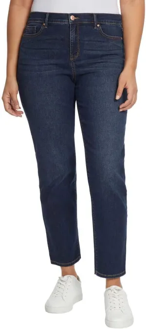 Ella Moss Women's Mid Rise Slim Straight Ankle Jeans
