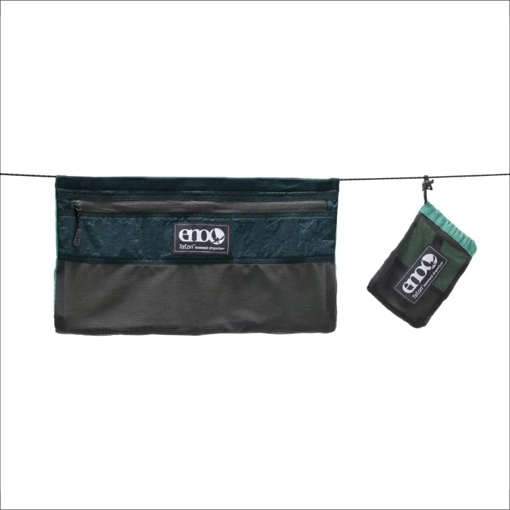 ENO Talon Hammock Organizer - Hanging Organizer for Camping & Backpacking Hammocks - Organizer Bag for Water Bottles, Travel Essentials, and Hiking Essentials