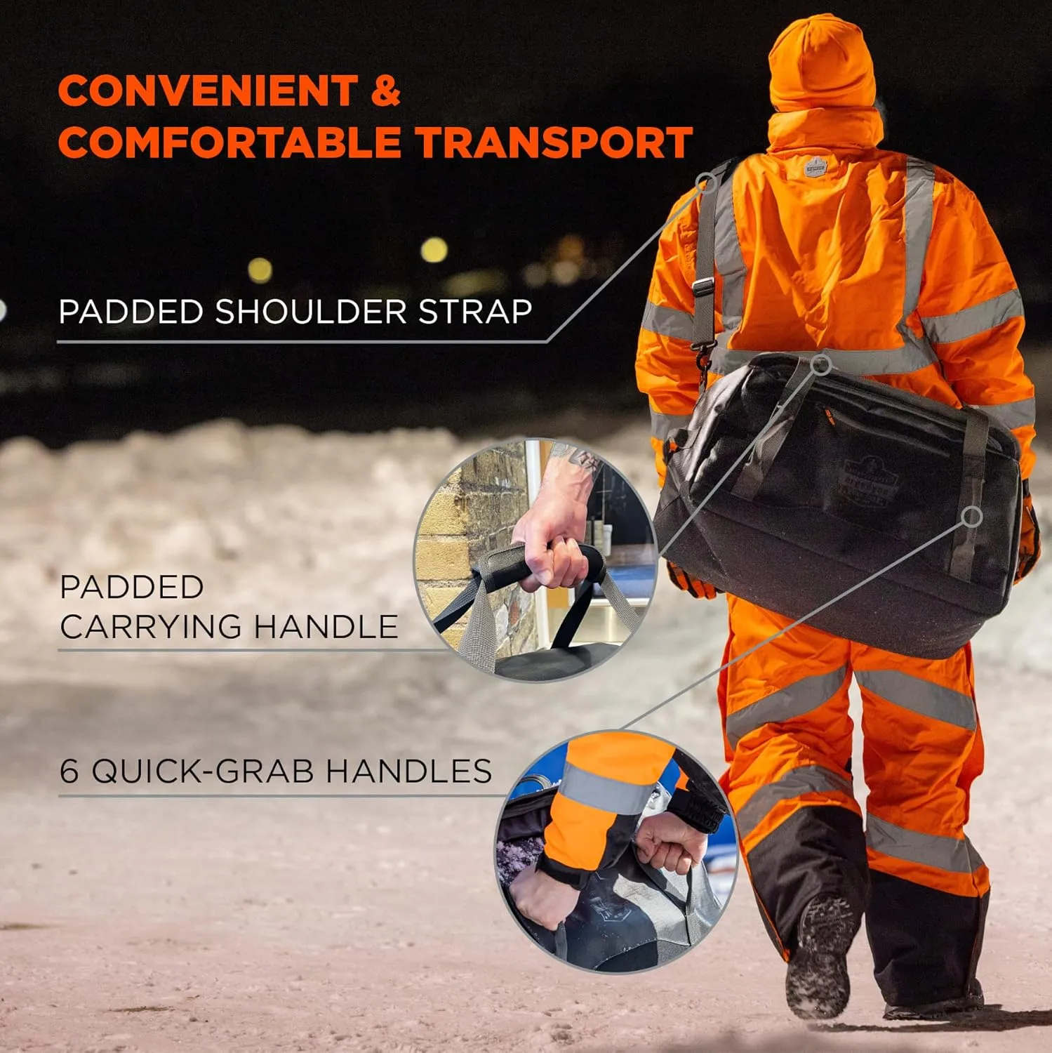 Ergodyne Water-Resistant Duffel Bag
