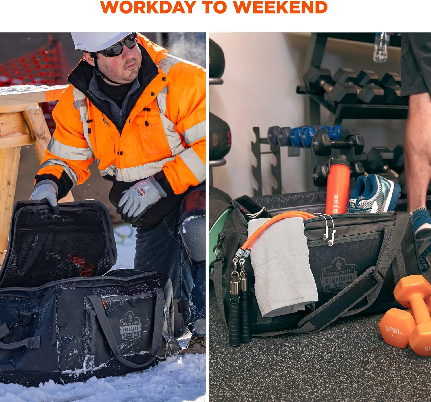 Ergodyne Water-Resistant Duffel Bag