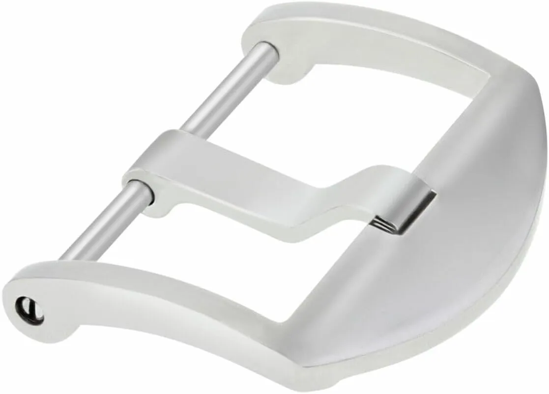 Ewatchparts 24mm Strap Thumbnail Tang Buckle Screw Compatible With 44mm Panerai Leather Band Strap Shiny