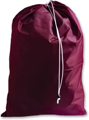 Extra Large Jumbo Laundry Bag with Drawstring, Color: Burgundy
