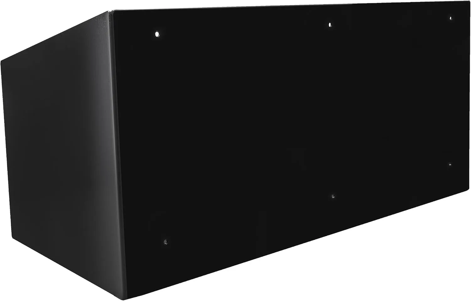Extreme Max 5001.6154 Aluminum Dual Fuel Jug Holder - Fits Two 5 Gallon Containers, Storage Organizer for Enclosed Race Trailer, Shop, Garage, Storage - Black