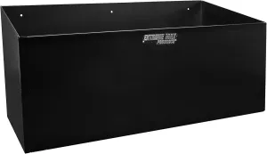 Extreme Max 5001.6154 Aluminum Dual Fuel Jug Holder - Fits Two 5 Gallon Containers, Storage Organizer for Enclosed Race Trailer, Shop, Garage, Storage - Black