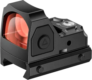 EZshoot Full Sized Red/Green Dot Motion Awake Optic for Pistols, 2MOA Dot, 12 Brightness Adjustment Red/Green Dot Scope, Suitable for RMR, Open Reflex Optics with Adapter Plate for MOS and Picatinny.