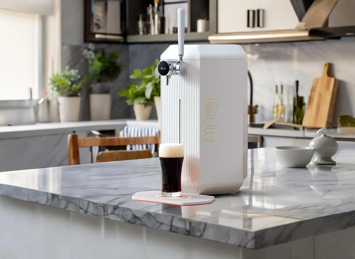 F1 Automated Home Brewer, Fermentech Control™ 3.8L - 35°F-104°F Temp, 24 psi Pressure, Crafts Beer, Kombucha, Cider, Wine, Smart System for Beginners & Experts (Creamy White)