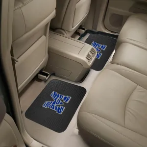 FANMATS 12775 NCAA Memphis Tigers Back Row Utility Car Mats - 2 Piece Set, 14in. x 17in., All Weather Protection, Universal Fit, Deep Resevoir Design, Molded Team Logo