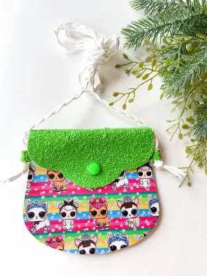 Fashionista Kitties Faux Leather Toddler Childrens Purse