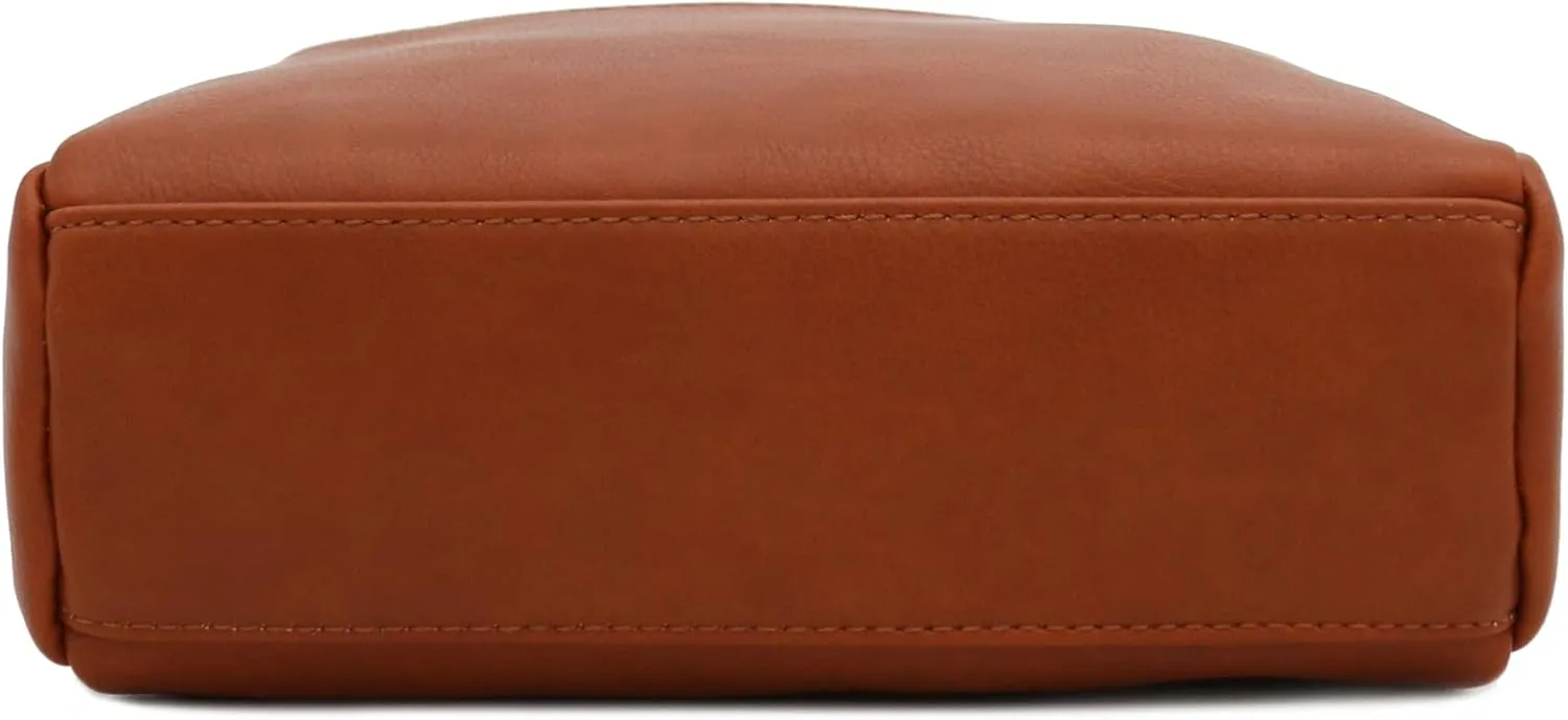 FashionPuzzle Triple Zip Small Crossbody Bag
