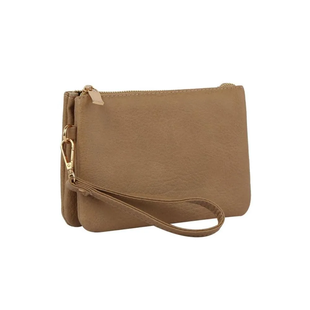 FASHNZFAB Convertible Clutch Crossbody Bag Wristlet