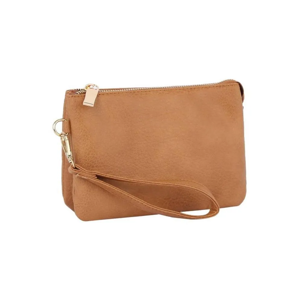 FASHNZFAB Convertible Clutch Crossbody Bag Wristlet