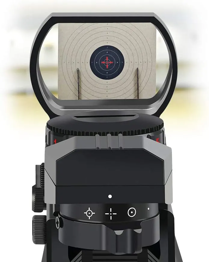 Feyachi Reflex Sight - Adjustable Reticle (4 Styles) Both Red and Green in one Sight!