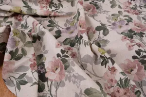 Floral print ecru - 120LP