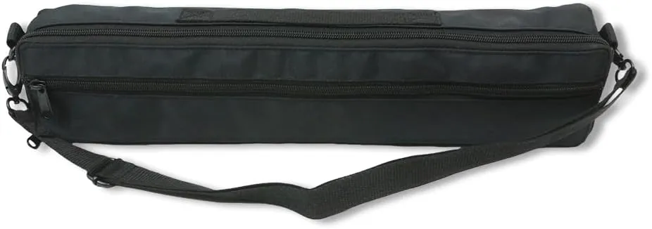 Flute Case Cover Bag with Adjustable Strap flute Storage Box with Velvet Inside Solid wood Durable Lightweight (16 hole,yellow)