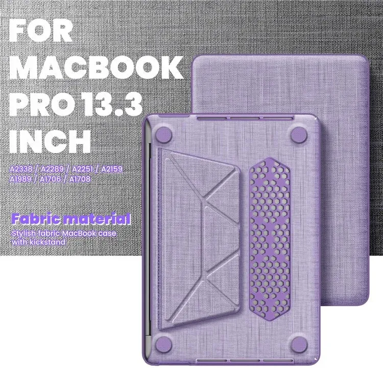 For MacBook Pro 13 inch (2022) / (2020) / (2018) A2338 M1 / M2 A2289 A2251 A2159 A1989 A1706 A1708 Laptop Case Anti