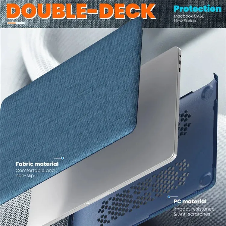 For MacBook Pro 13 inch (2022) / (2020) / (2018) A2338 M1 / M2 A2289 A2251 A2159 A1989 A1706 A1708 Laptop Case Anti
