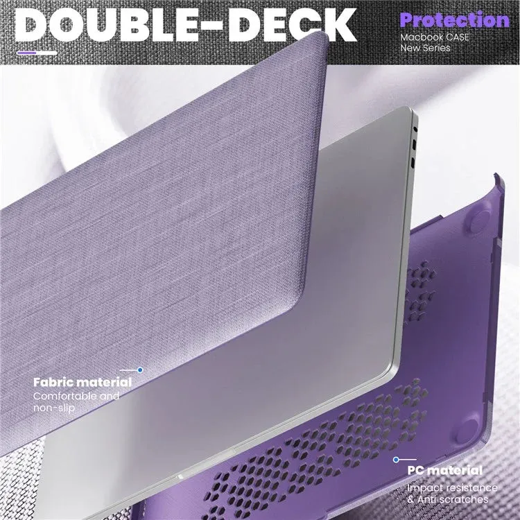 For MacBook Pro 13 inch (2022) / (2020) / (2018) A2338 M1 / M2 A2289 A2251 A2159 A1989 A1706 A1708 Laptop Case Anti