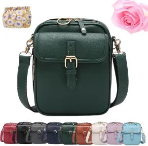 Forcipower 07 Crossbody Bag, Forcipower 07 Purse, Vintage Leather Anti Theft Shoulder Bag with 10 Card Slots