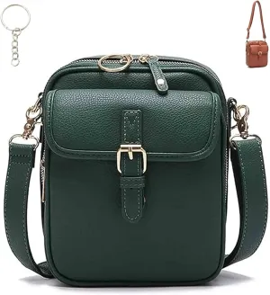Forcipower Crossbody Leather Bag, Urvashi Leather Bag, Collaborate Wallet, Collaboraten1 Vintage Purse with Card Slots