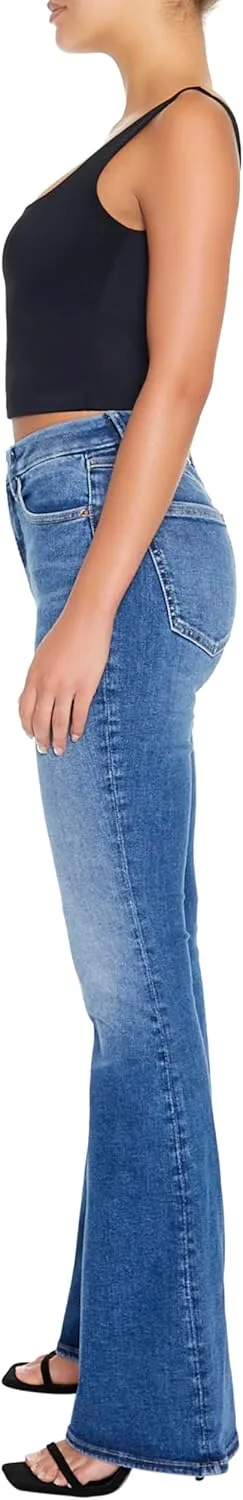 Forever 21 Women's Curvy High-Rise Flare Jeans