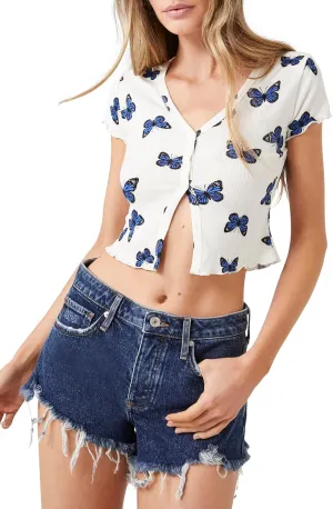 Forever 21 Women's Recycled Cotton Denim Shorts