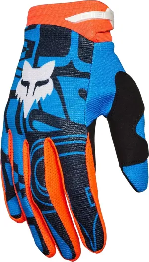 Fox Racing Mens 180 Motocross Glove, True Blue Race Spec, Large