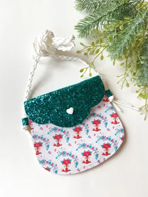 Foxes Faux Leather Toddler Childrens Purse