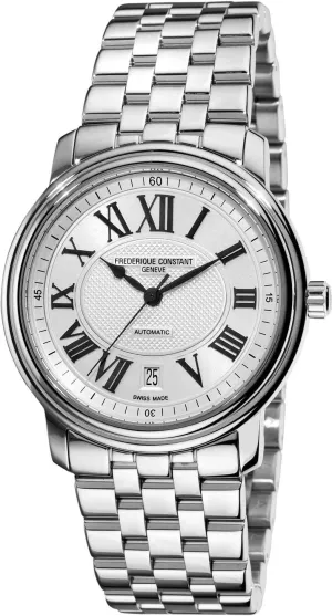 Frederique Constant Classics Silver Dial Stainless Steel Men's Watch FC303M4P6B2