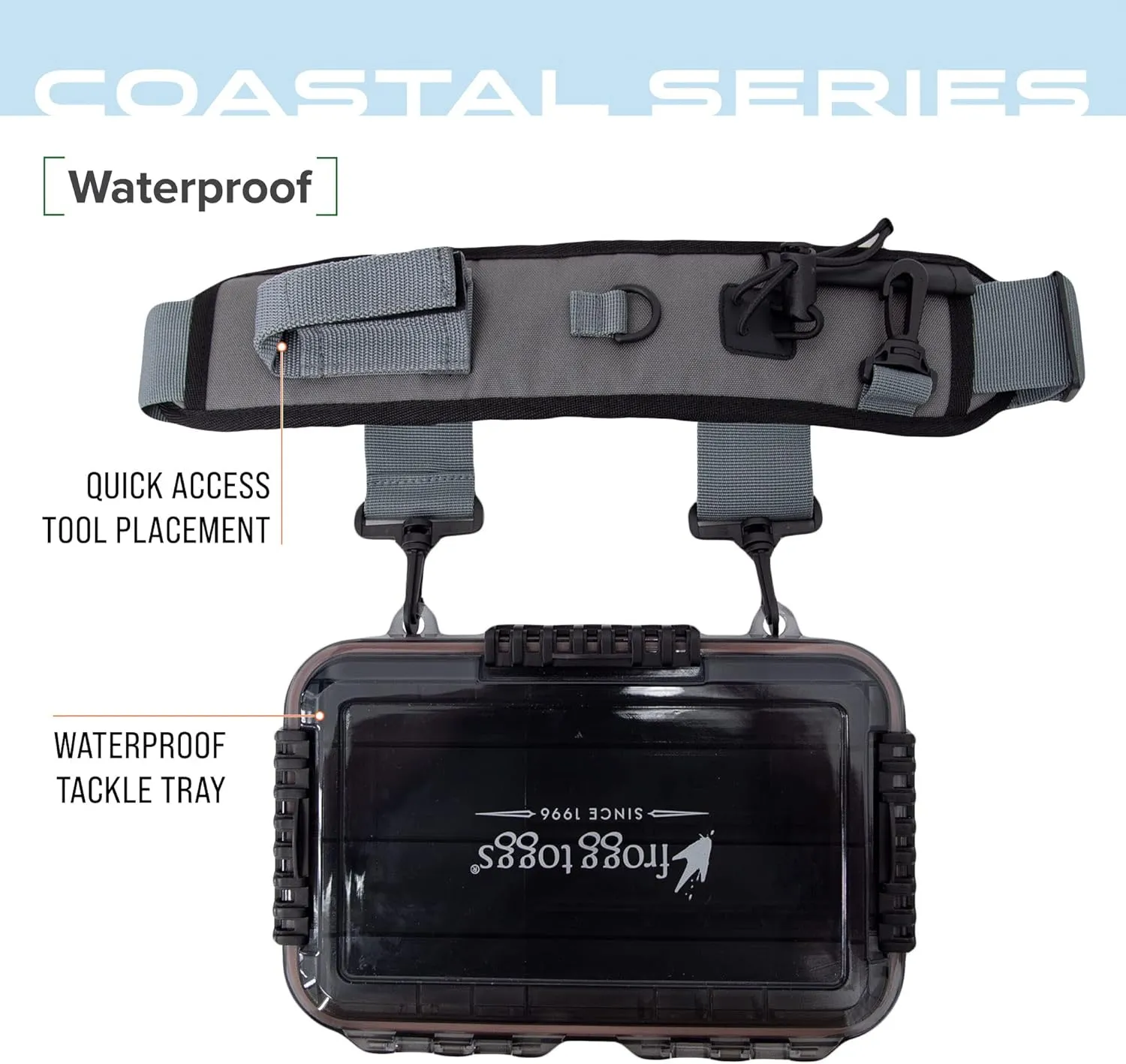 FROGG TOGGS Tidal Sling Fishing Wading Belt for Quick Tackle Access
