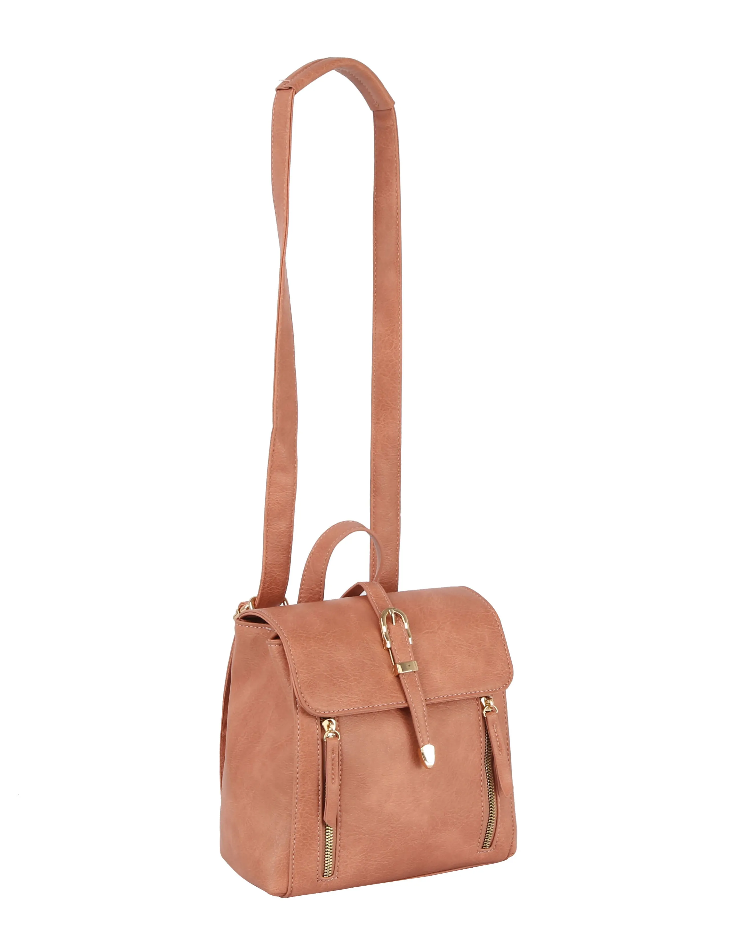Front flap two pockets daily backpack
