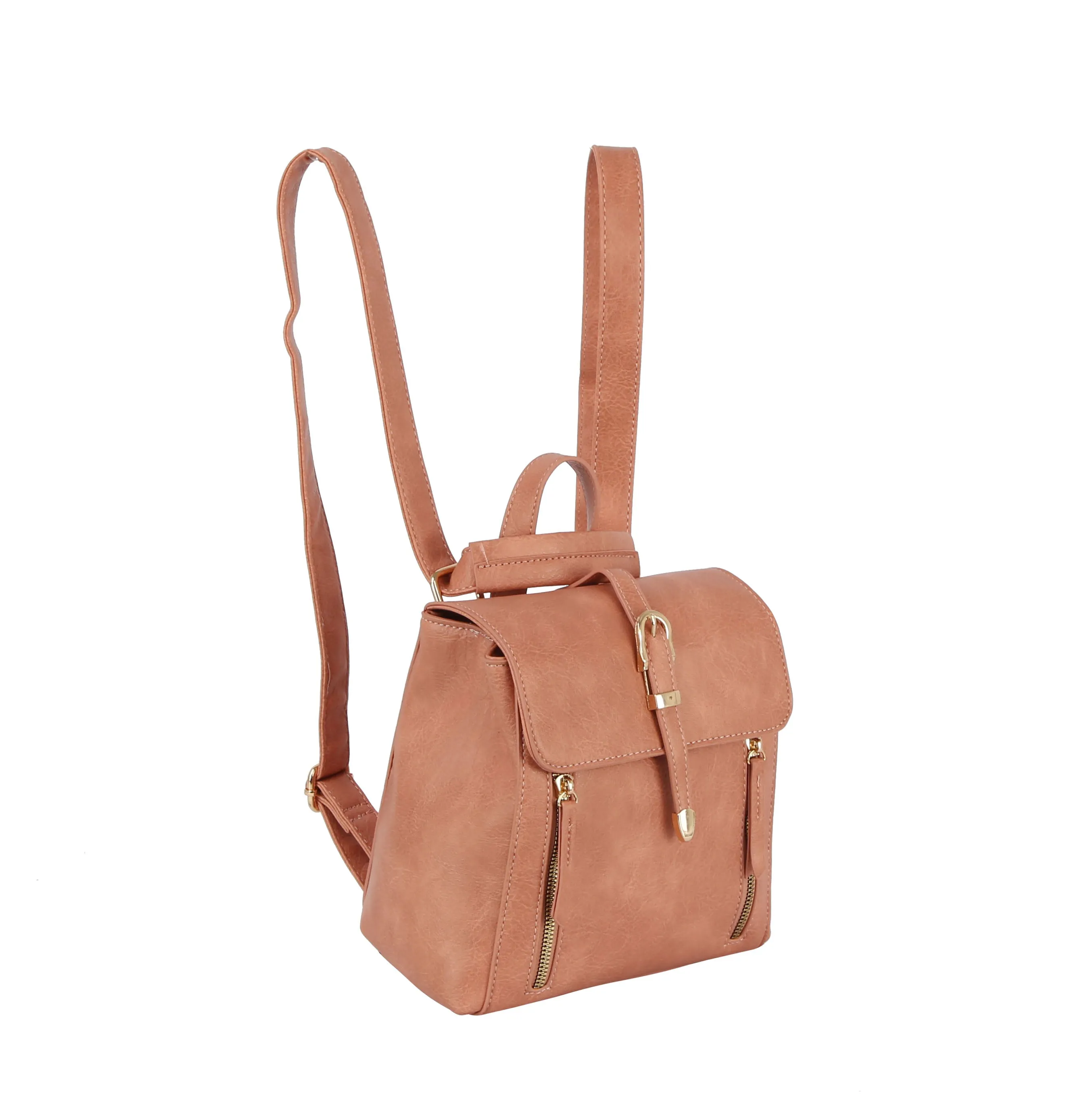 Front flap two pockets daily backpack