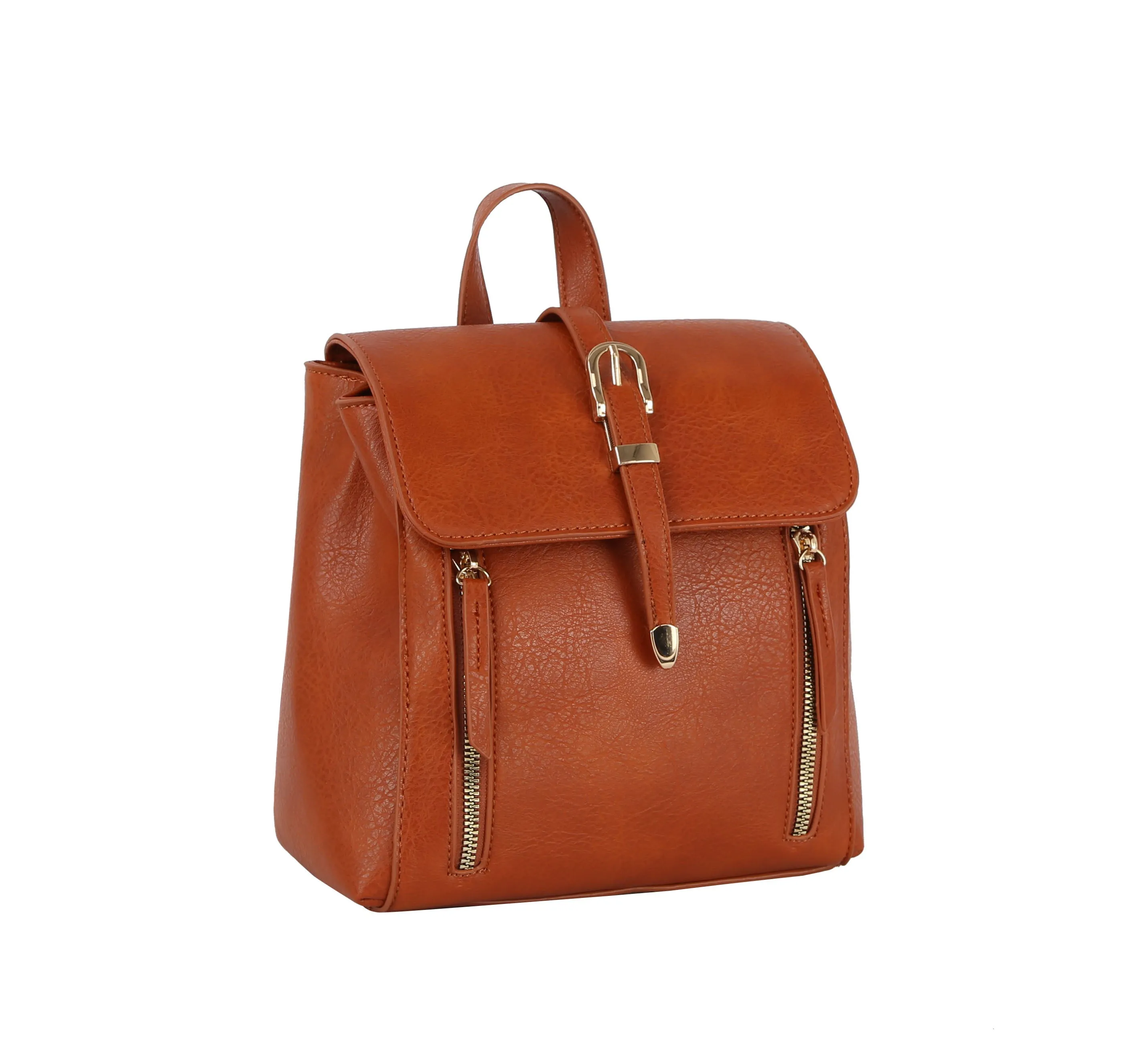 Front flap two pockets daily backpack