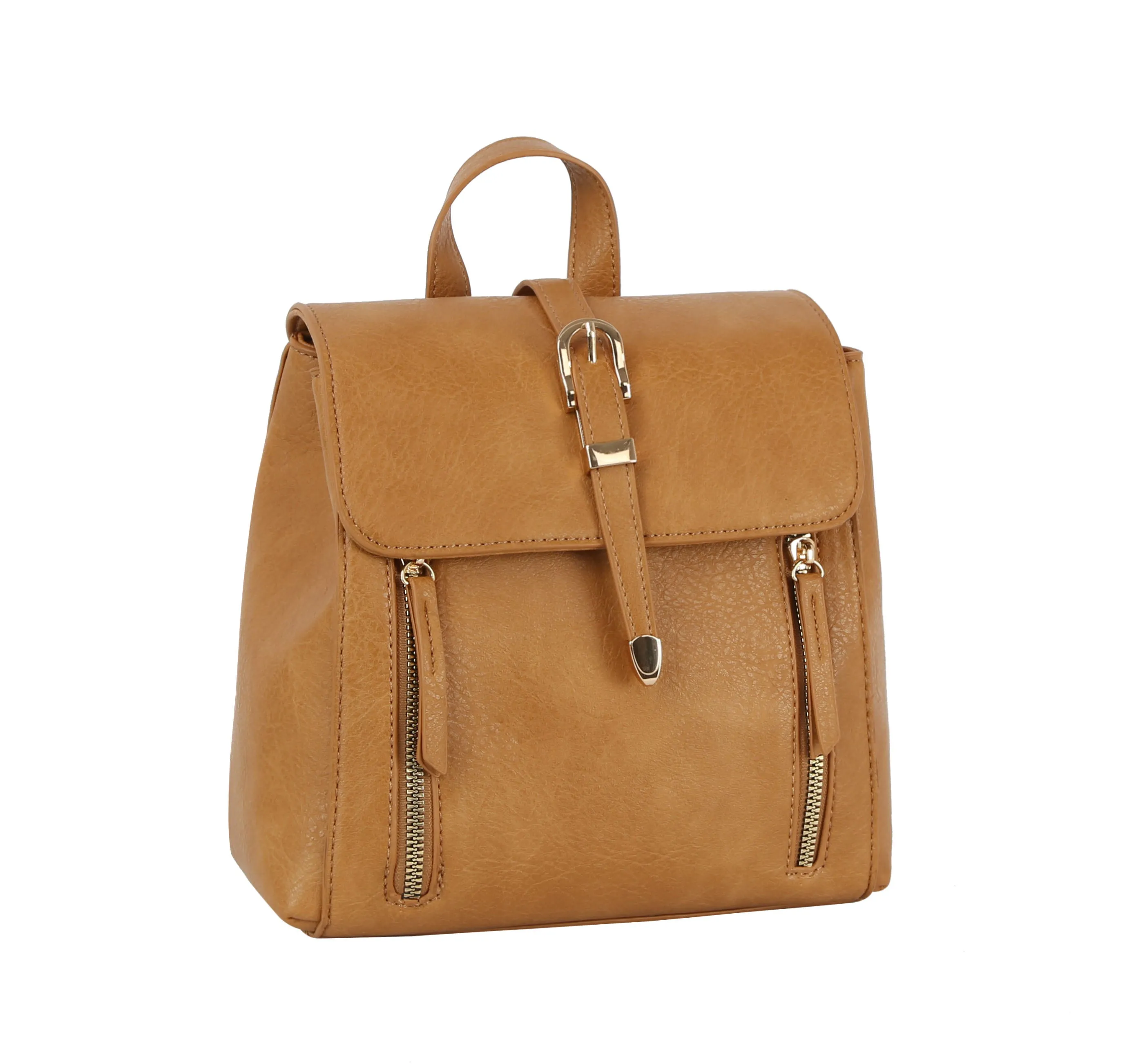 Front flap two pockets daily backpack