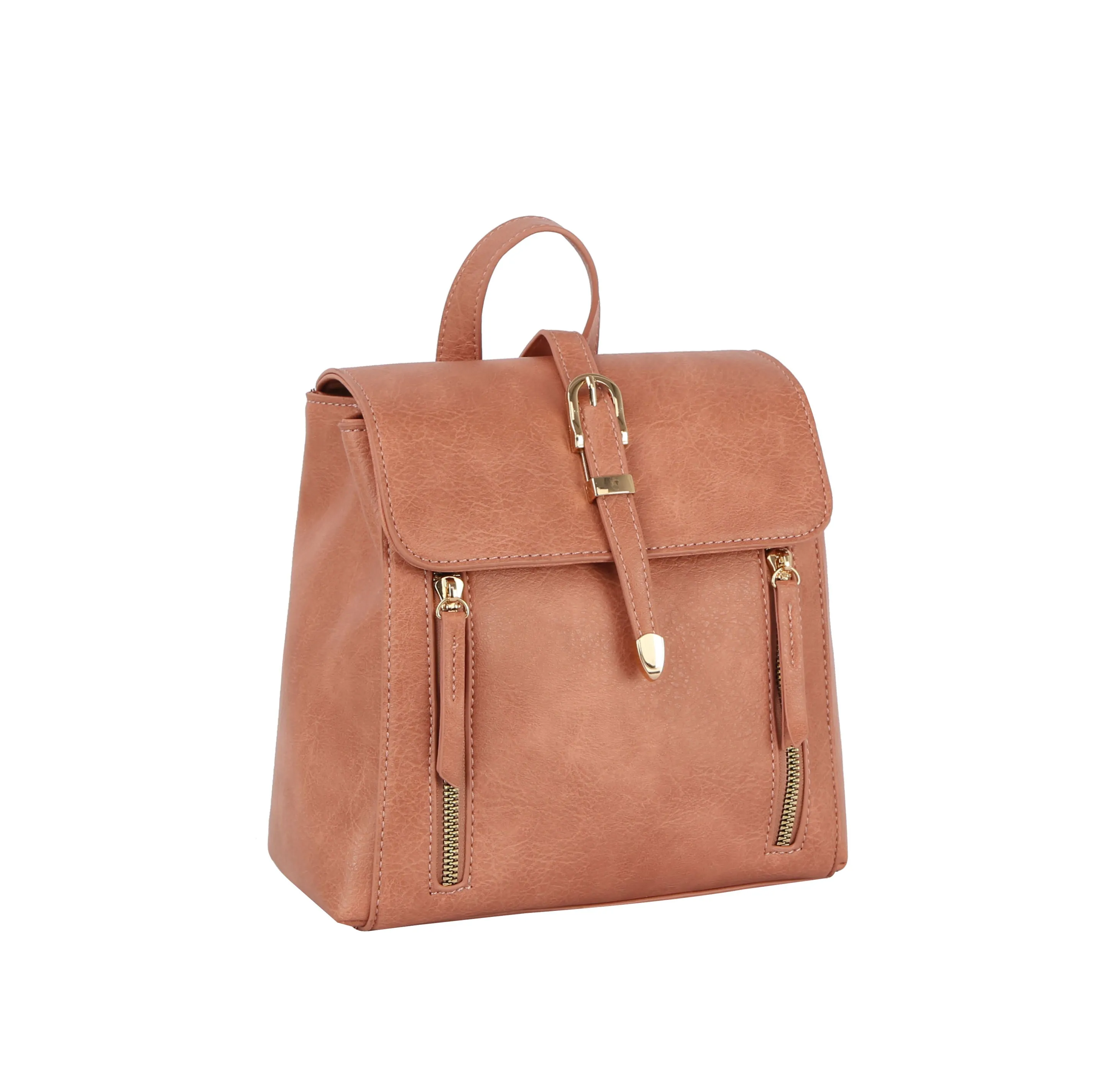 Front flap two pockets daily backpack