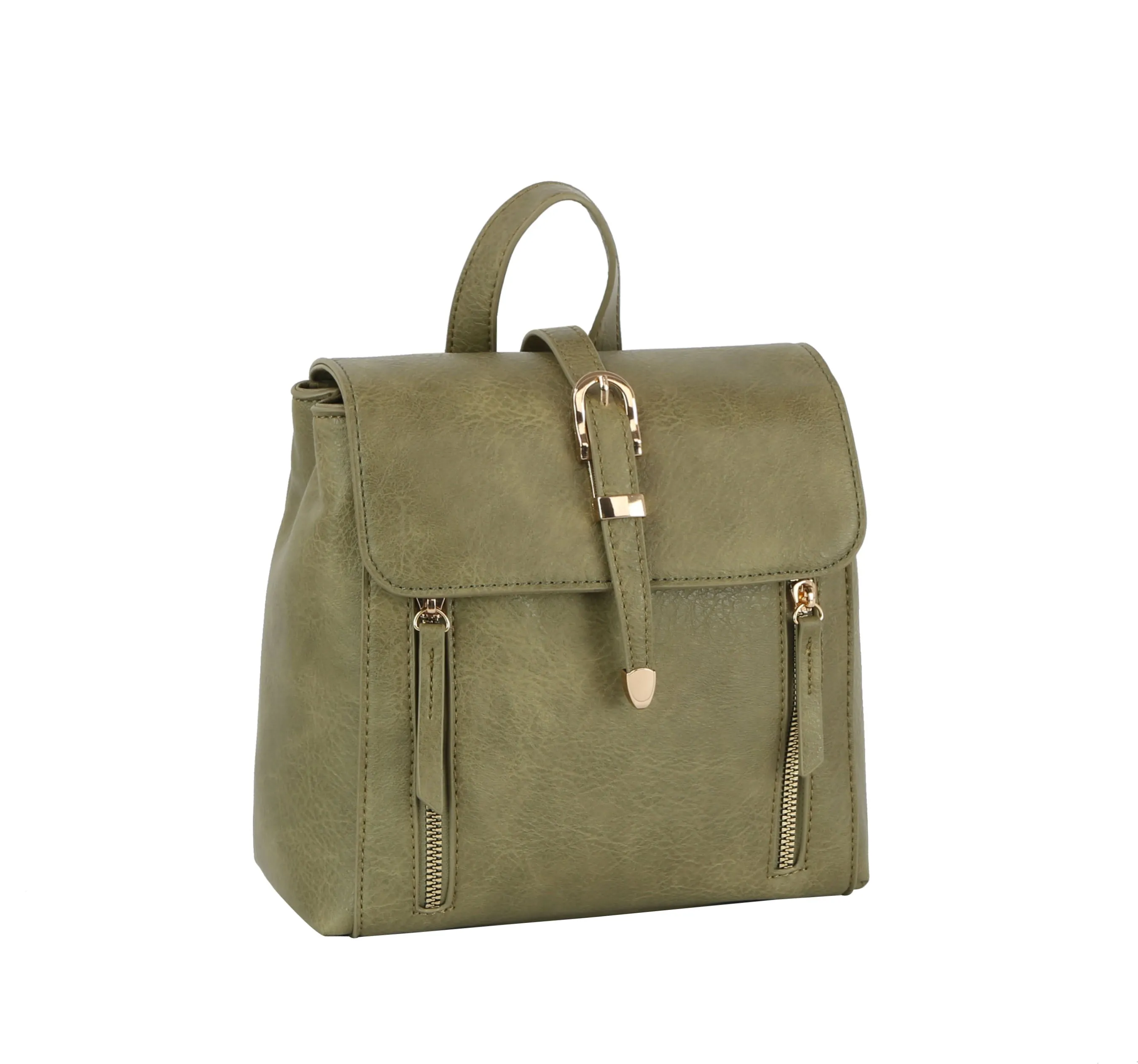 Front flap two pockets daily backpack
