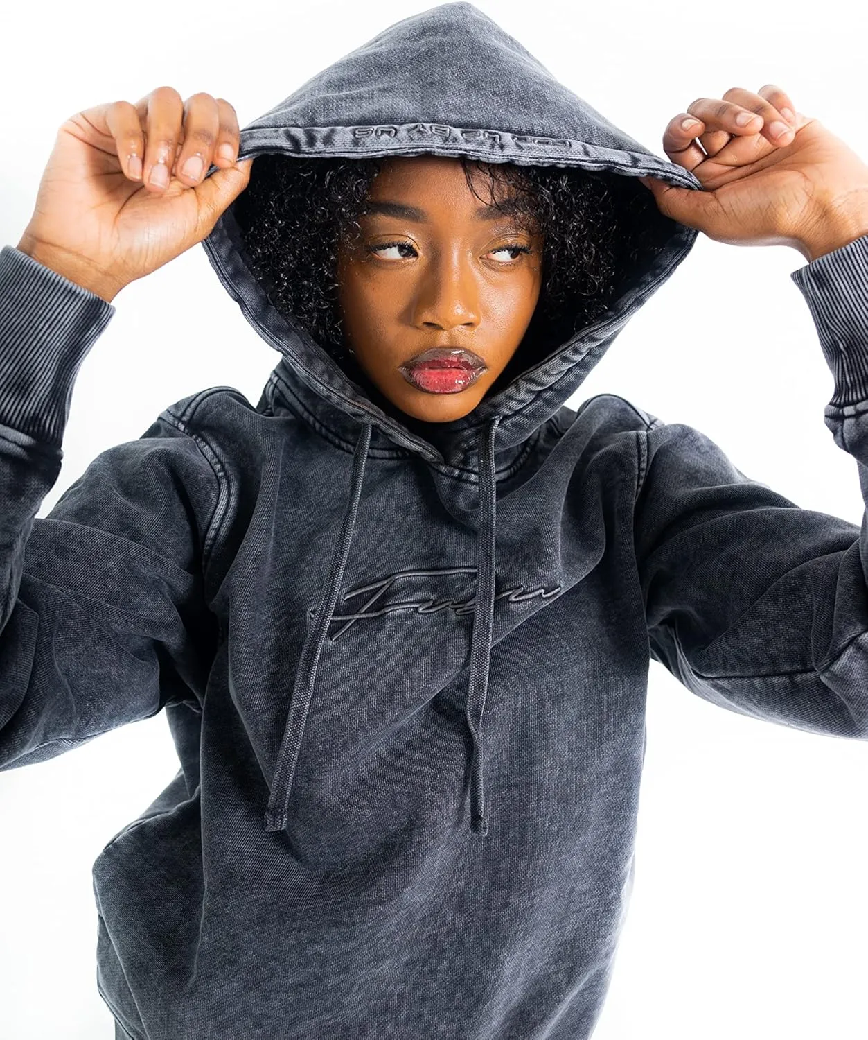 FUBU Women's Signature Logo Utility Hoodie