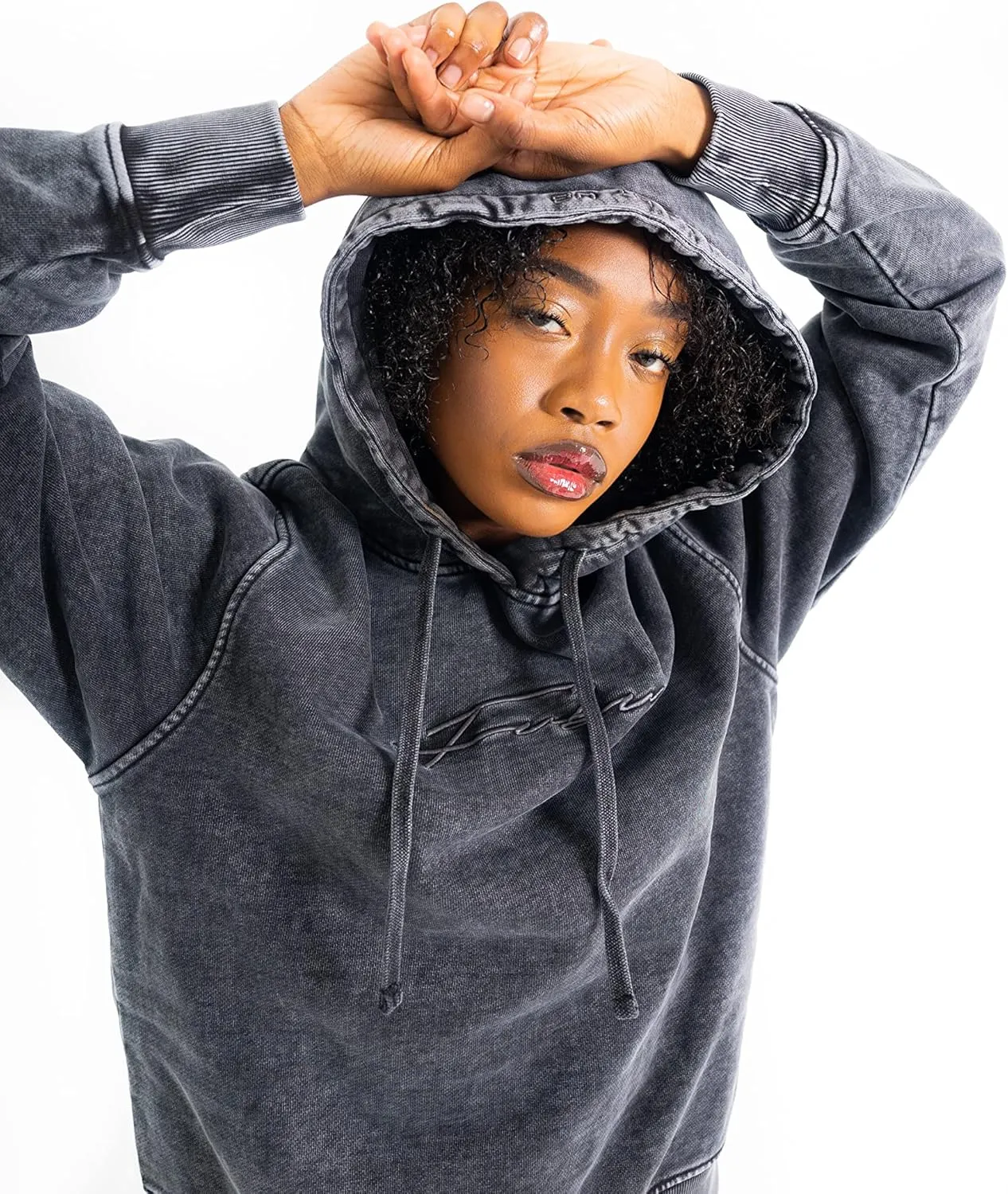 FUBU Women's Signature Logo Utility Hoodie