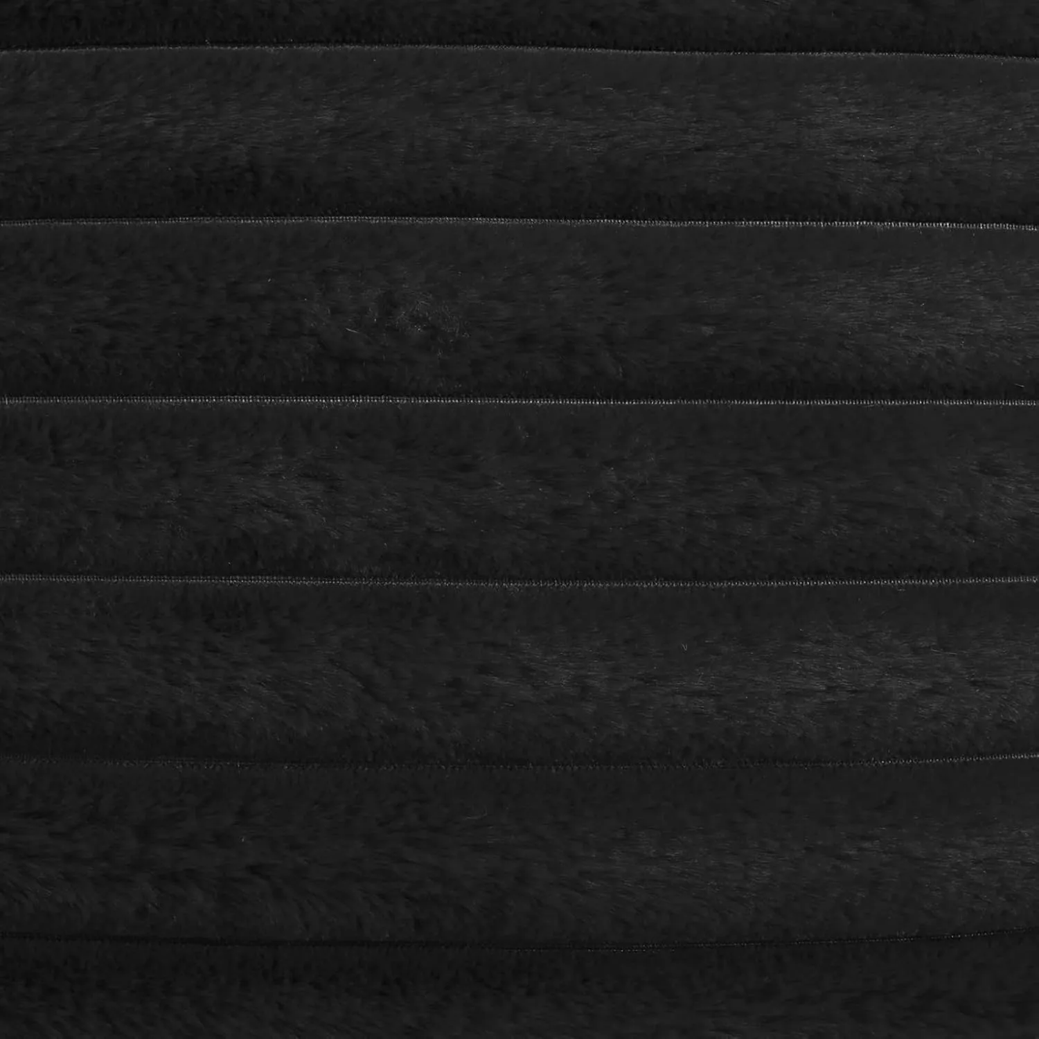 FUTEI Black Striped Decorative Throw Pillow Covers 22x22 Inch Set of 2,Square Spring Decorations Couch Pillow Case,Soft Cozy Faux Rabbit Fur & Velvet Back,Modern Home Decor for Bed
