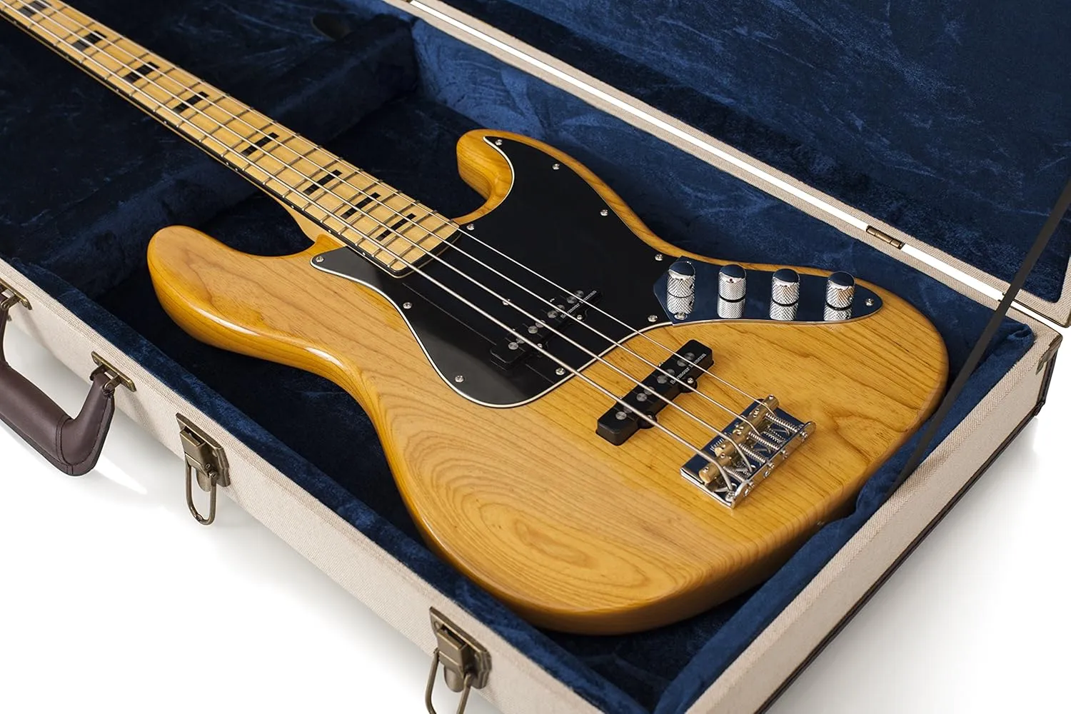 Gator Cases Journeyman Series Deluxe Wood Case for Electric Bass Guitars; Fits Fender Precision/Jazz Bass, & More (GW-JM-BASS), GW-JM BASS