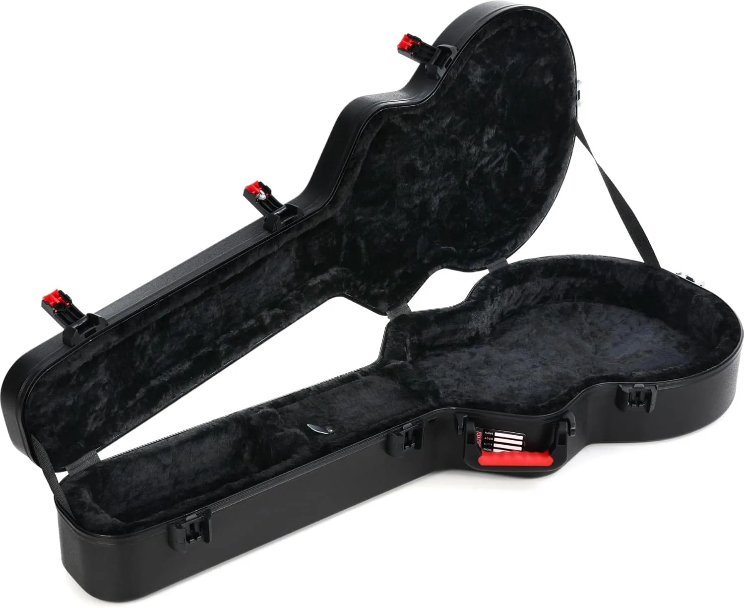 Gator Cases Molded Flight Case for 335 Semi-Hollow Electric Guitars with TSA Approved Locking Latch, (GTSA-GTR335)