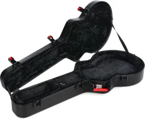 Gator Cases Molded Flight Case for 335 Semi-Hollow Electric Guitars with TSA Approved Locking Latch, (GTSA-GTR335)